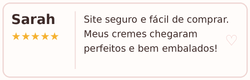 Avaliação de cliente