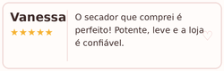 Avaliação de cliente