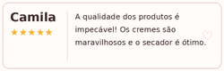 Avaliação de cliente